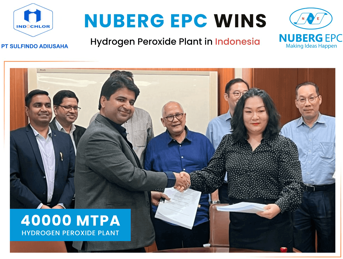 Nuberg EPC Collaborates with PT. Hidrogen Peroxida Indonesia for ...