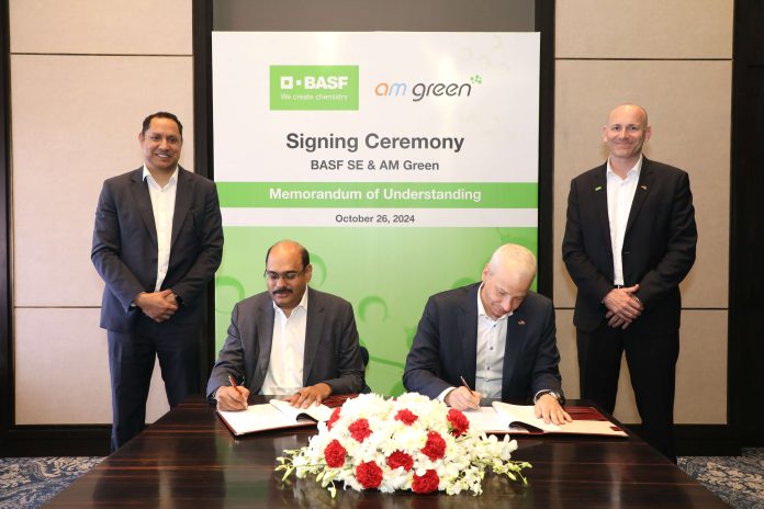 BASF- and -AM -Green -Sign -MoU -to -Explore -Low-Carbon- Chemical -Solutions -and -Green -Ammonia- Offtake- in -India