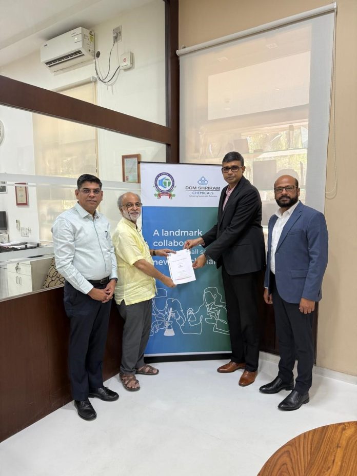 DCM Shriram and ICT Mumbai Unite on Green Chemistry R&D