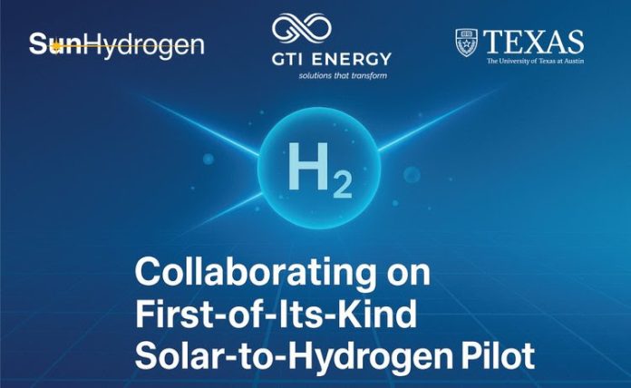 gti-energy-sunhydrogen-ut-launch-solar-to-hydrogen-pilot
